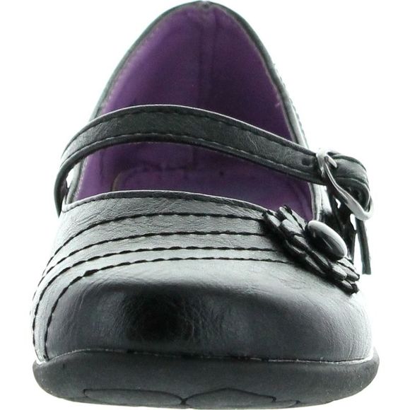 School Rider Nicki-578K Black ToddlerG flats-shoes 9 NEW - Picture 3 of 4